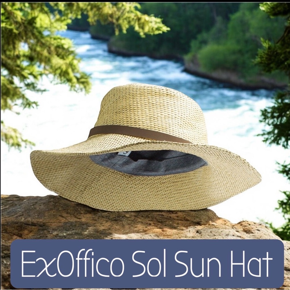 ExOffico Sol Raffia Men’s/Unisex Sun Hat Size Lg/XLG NWT